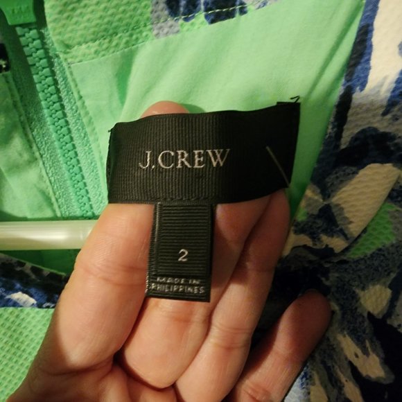 J Crew Floral A-Line Silhouette Dress Size 2 - Picture 3 of 8
